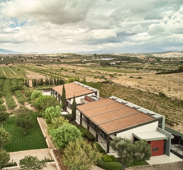 Papagiannakos winery from above